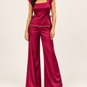 Burgundy Blush Co-ord Set